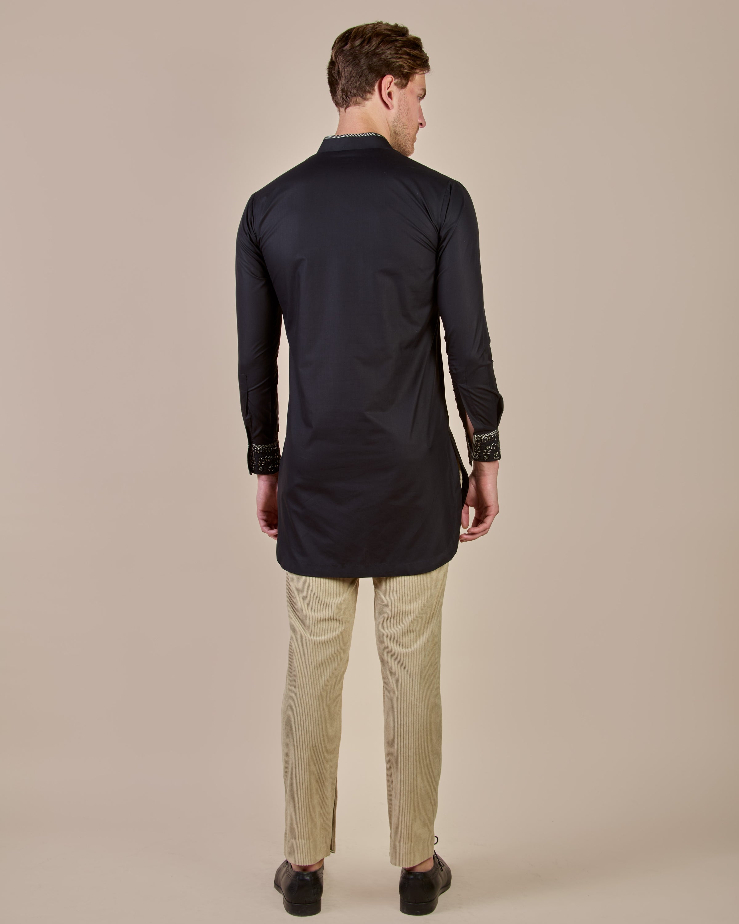 Rich Black Kurta