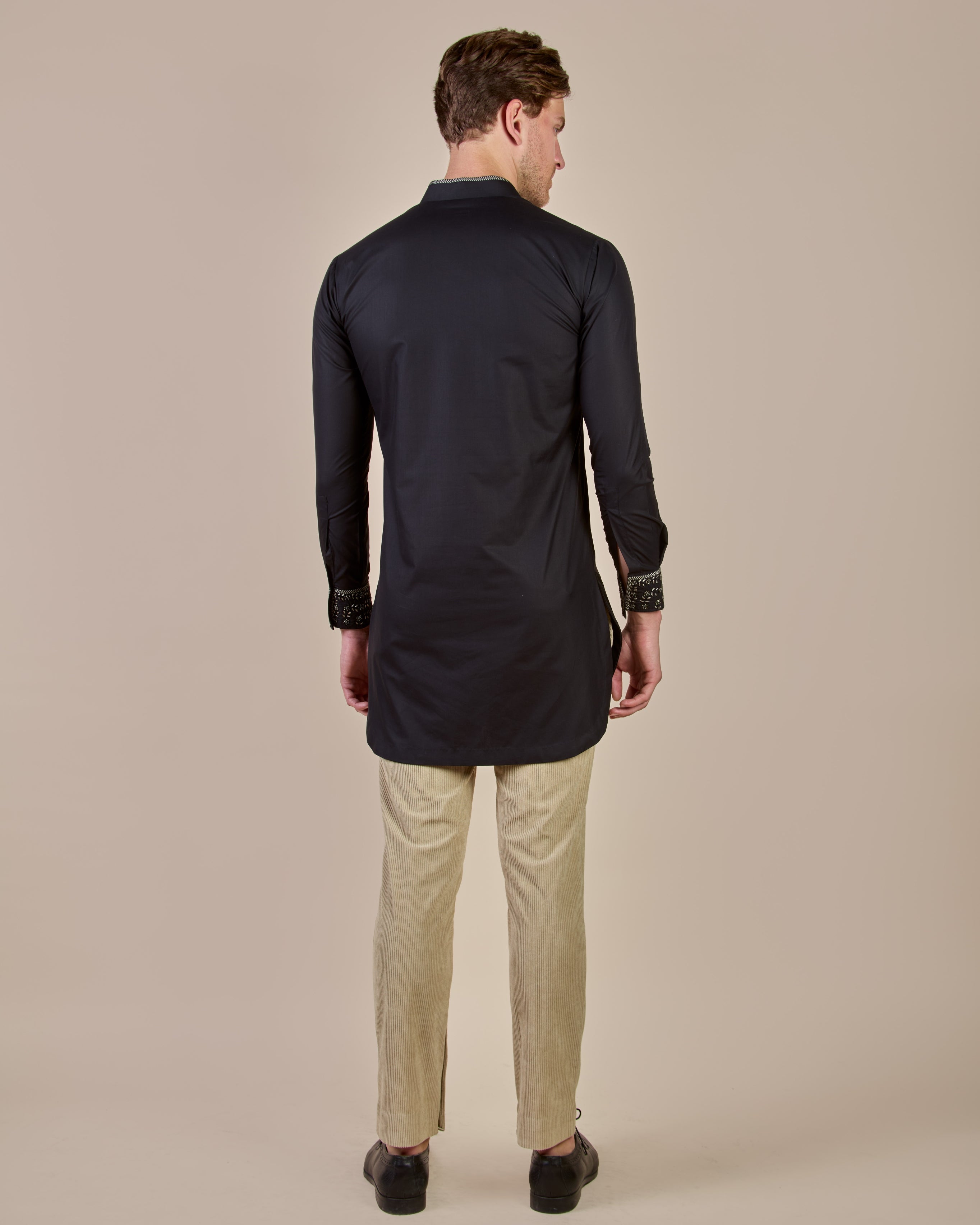 Rich Black Kurta