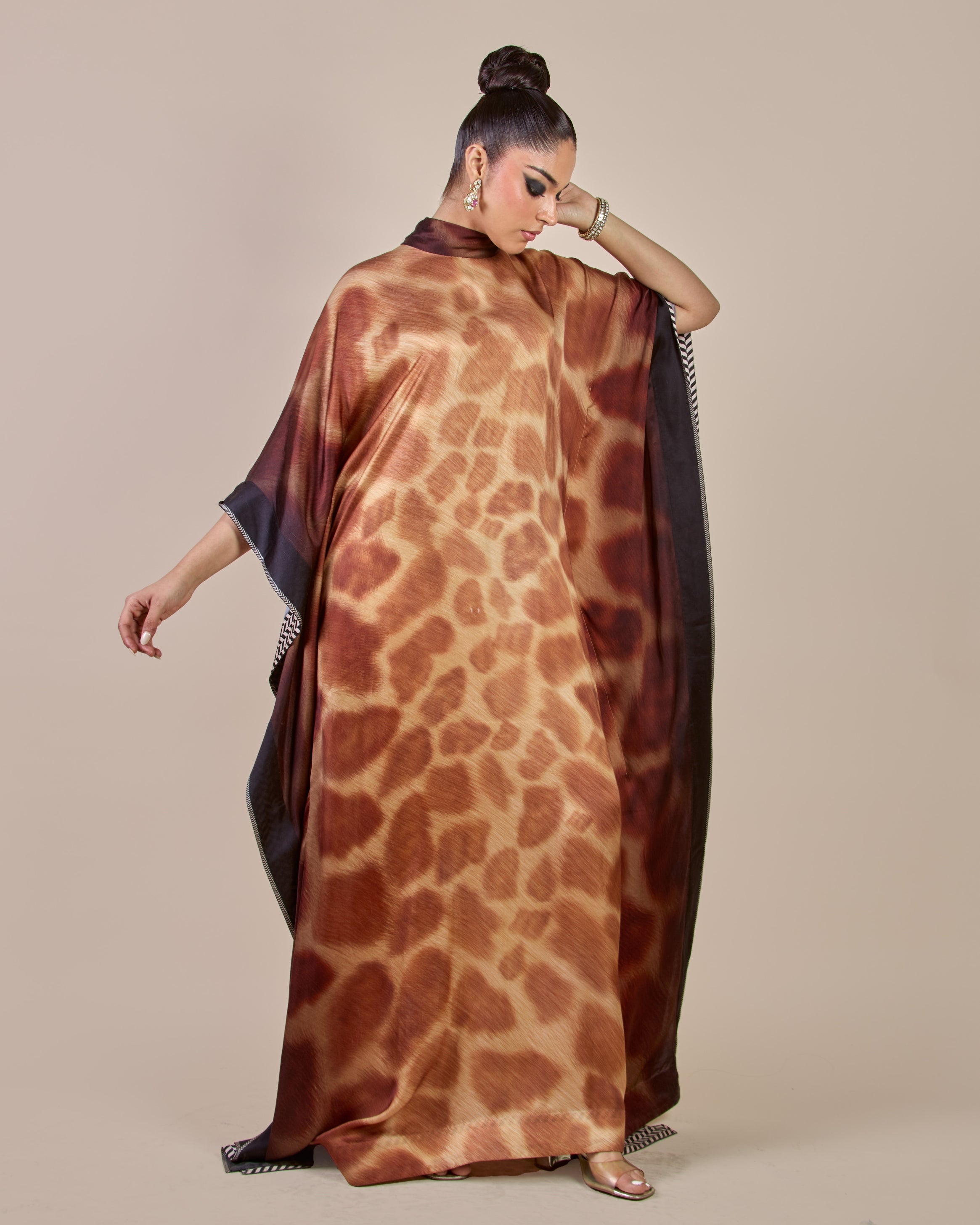 Giraffe Print Kaftan