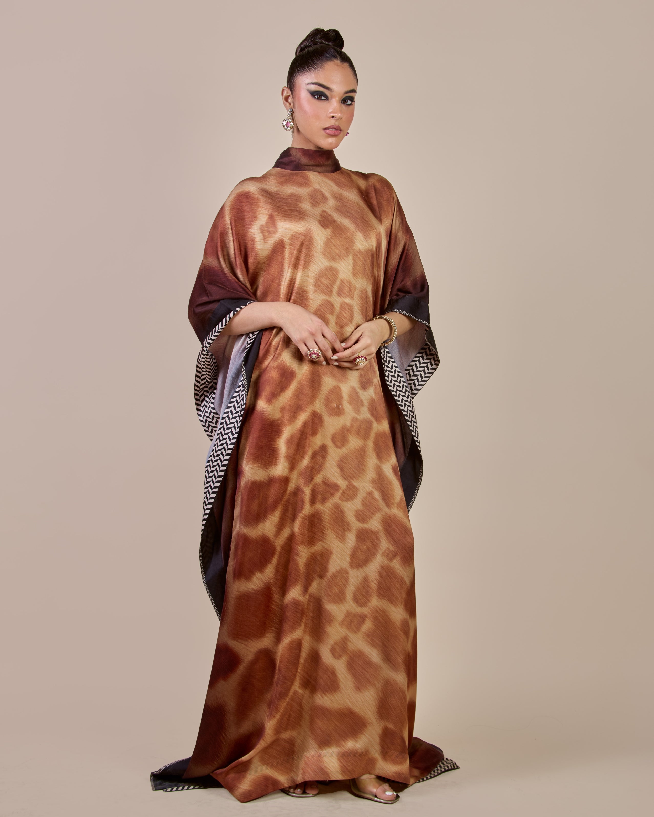 Giraffe Print Kaftan
