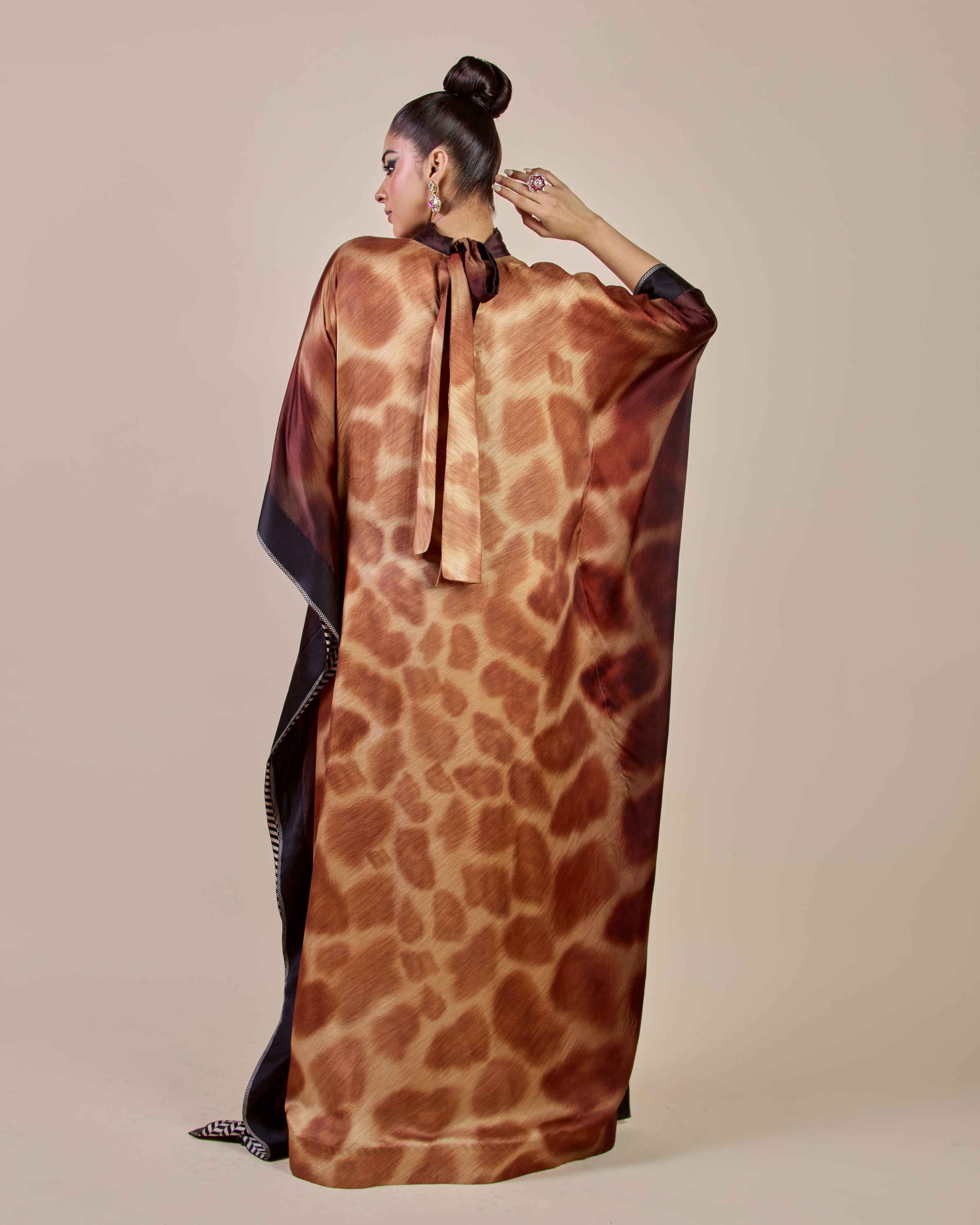 Giraffe Print Kaftan