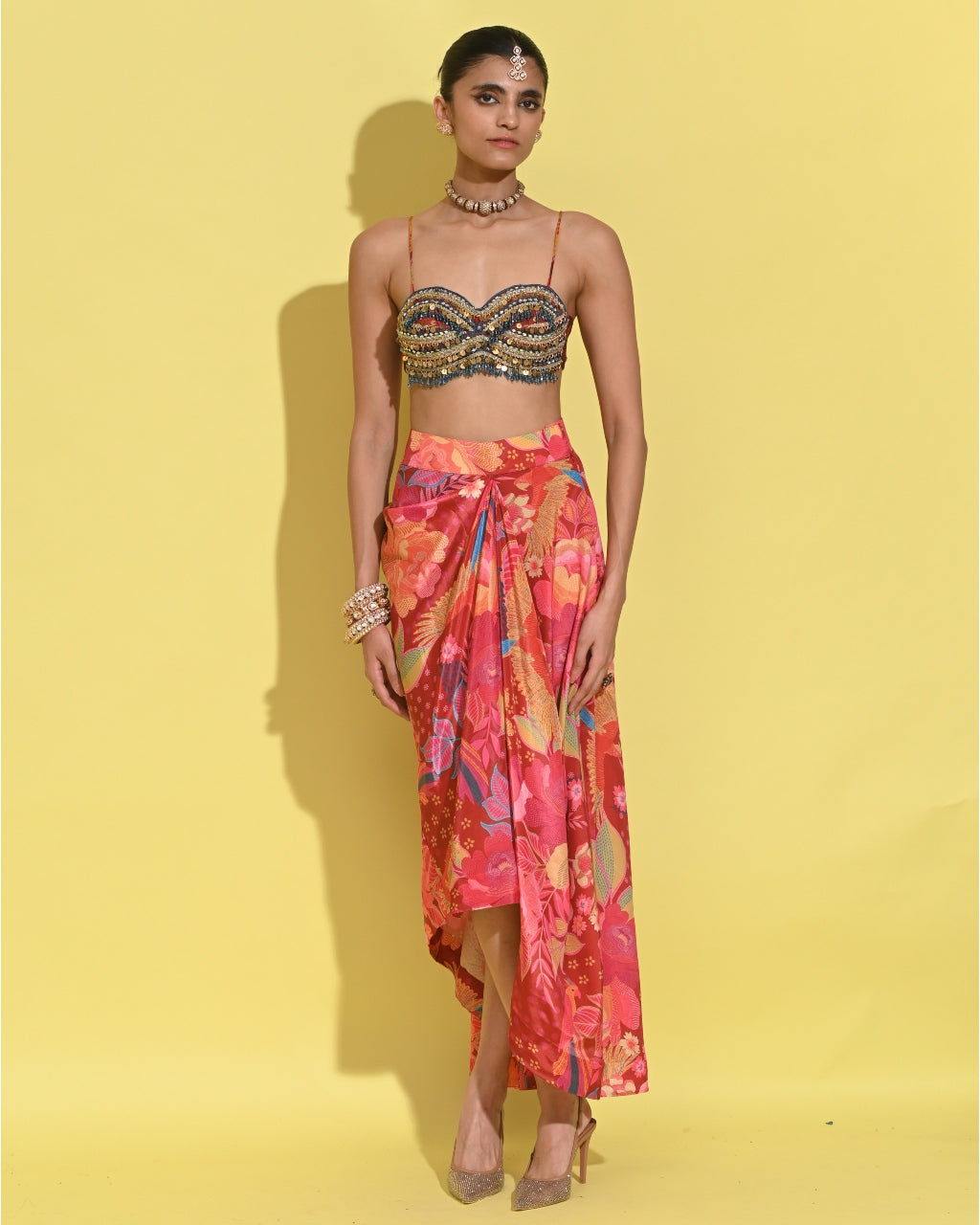 Ruby Drape Set