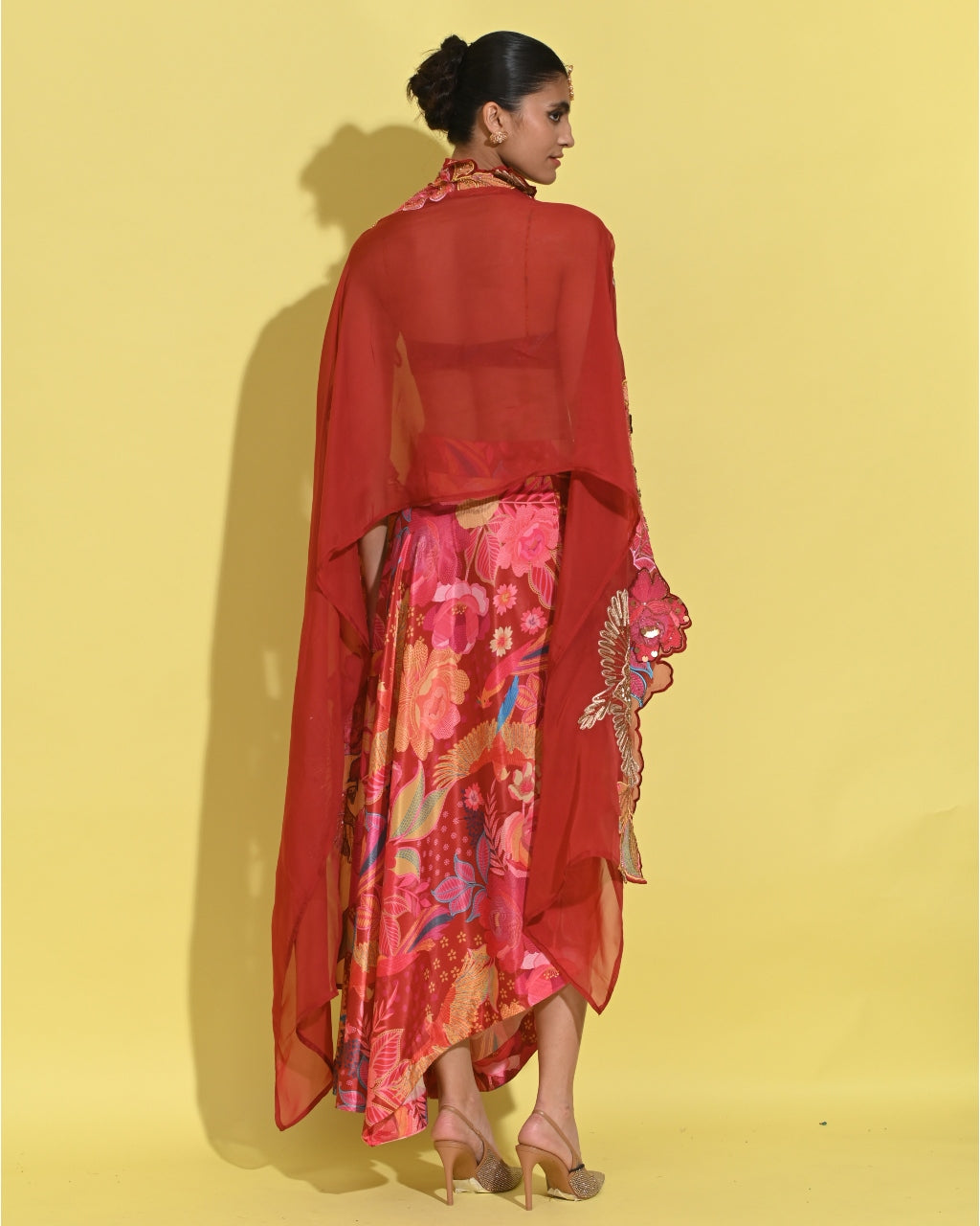 Ruby Drape Set