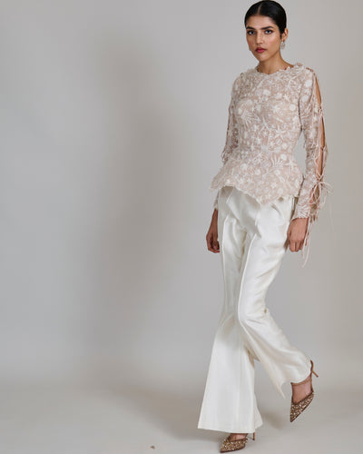Champagne With Ivory Caelen Pant Set
