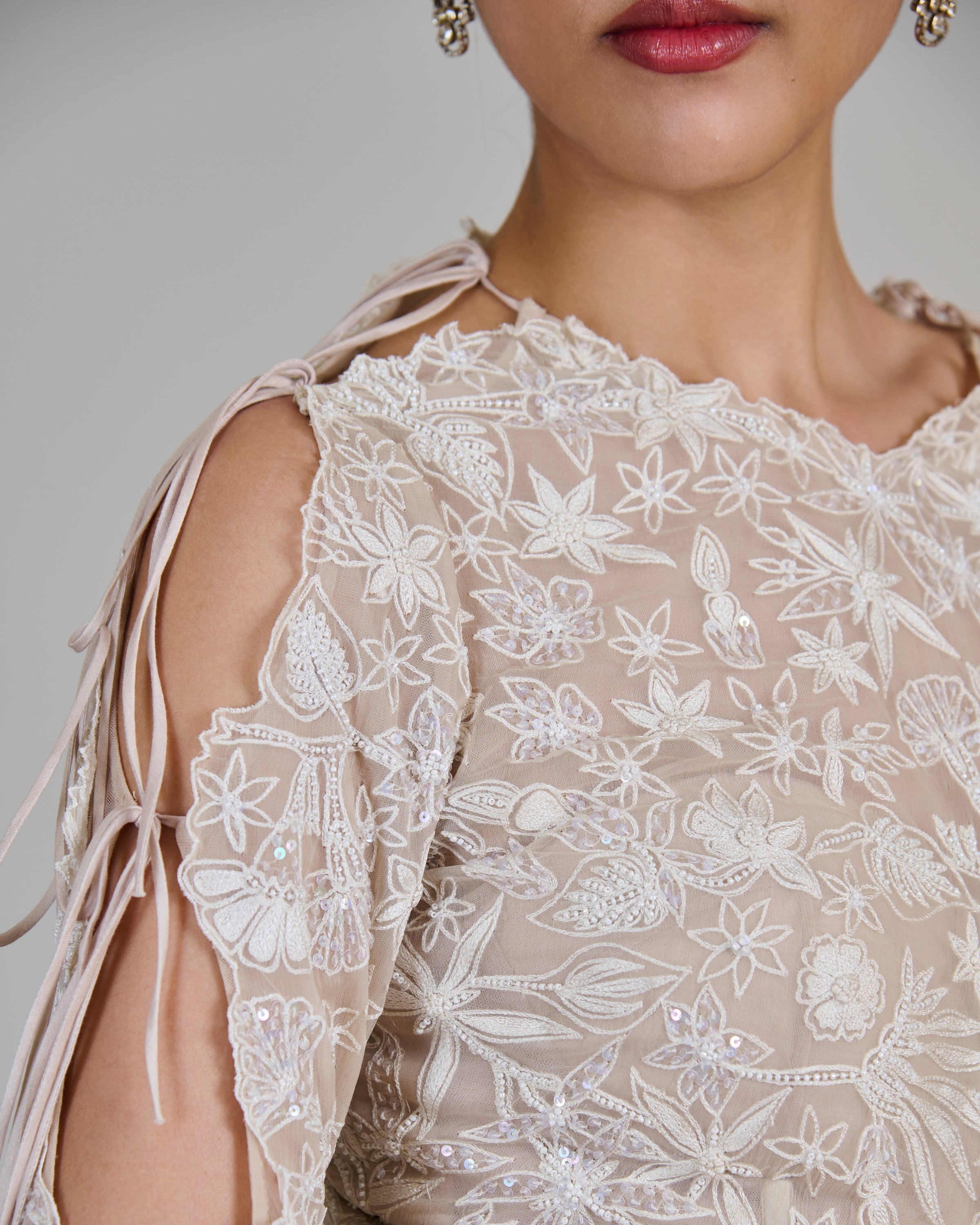 Champagne With Ivory Caelen Pant Set