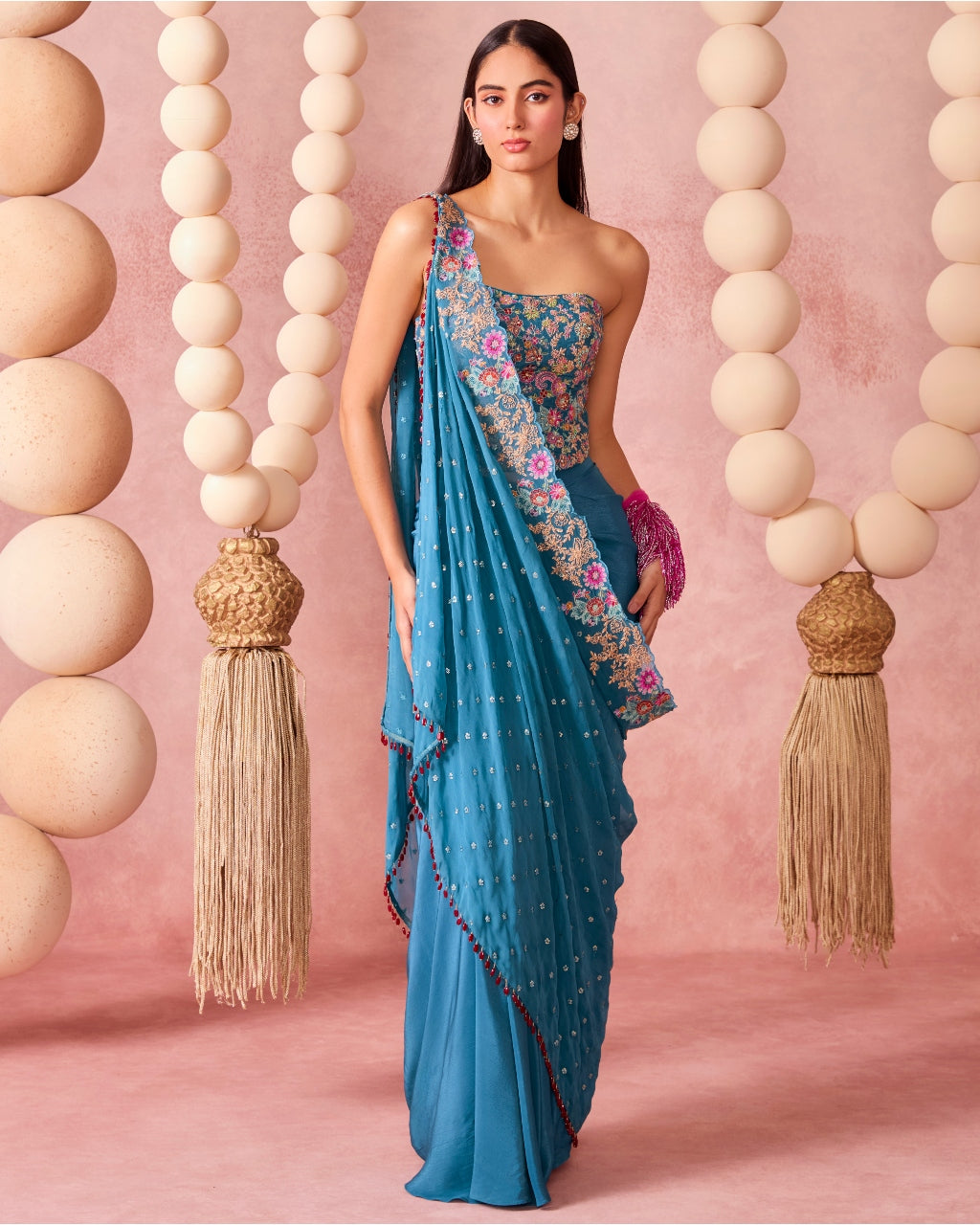 Itra Drape Skirt Set