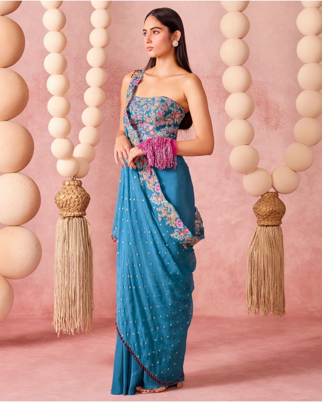 Itra Drape Skirt Set