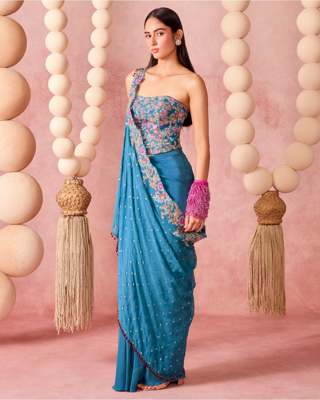 Itra Drape Skirt Set
