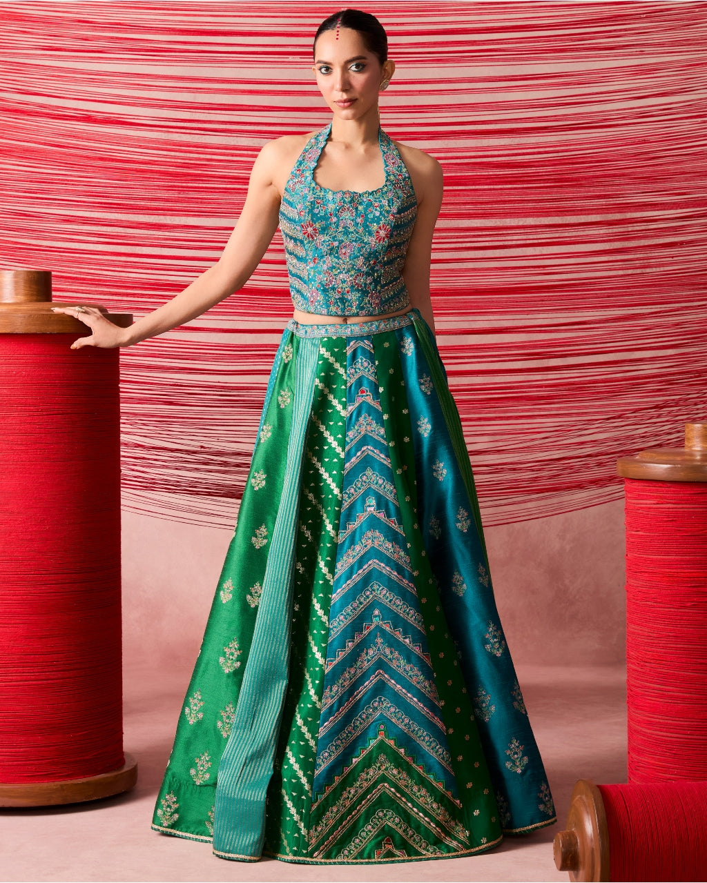 Tarang Blue Lehenga Set