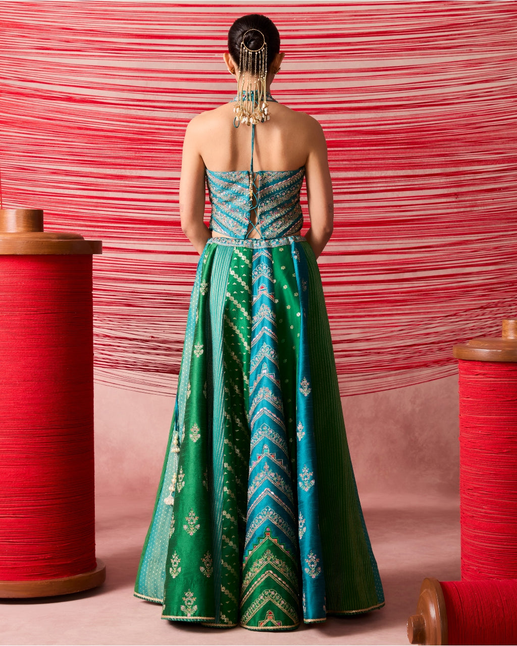 Tarang Blue Lehenga Set