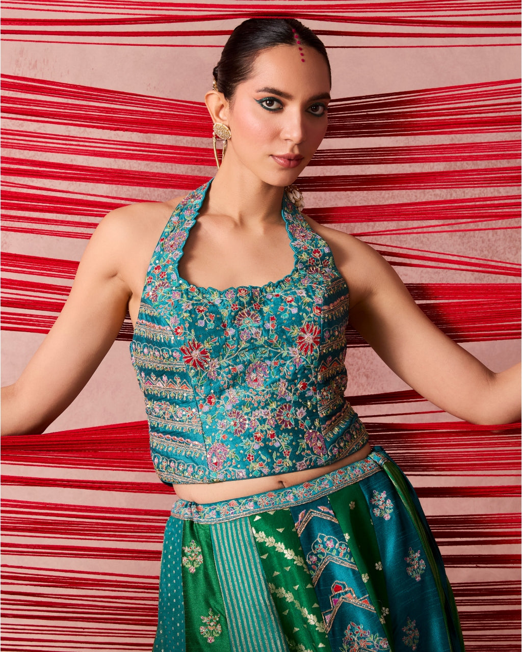 Tarang Blue Lehenga Set