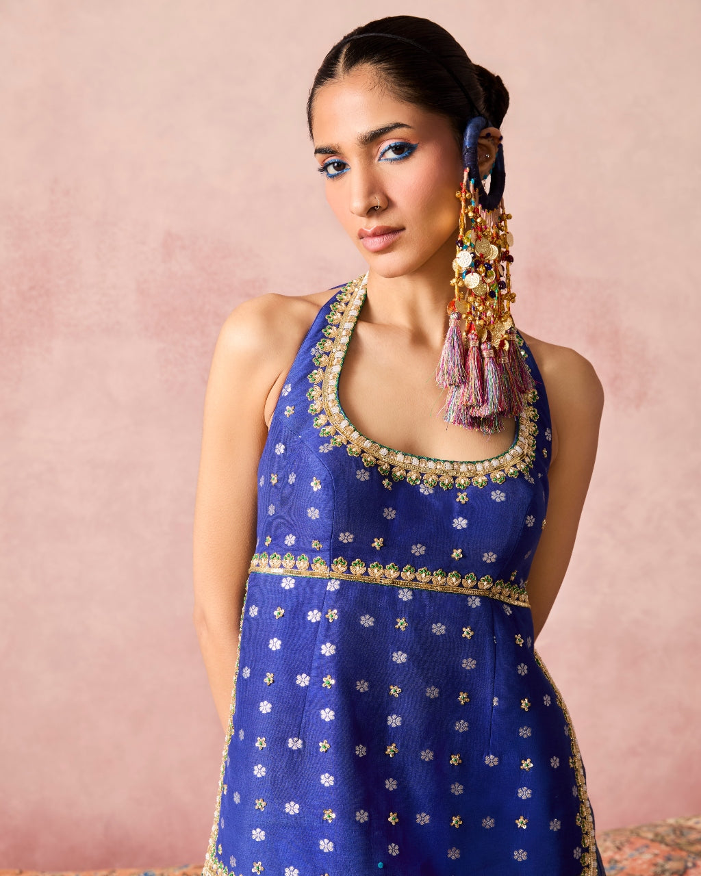 Mahi Blue Lehenga Set