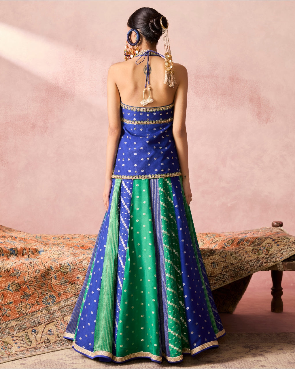 Mahi Blue Lehenga Set