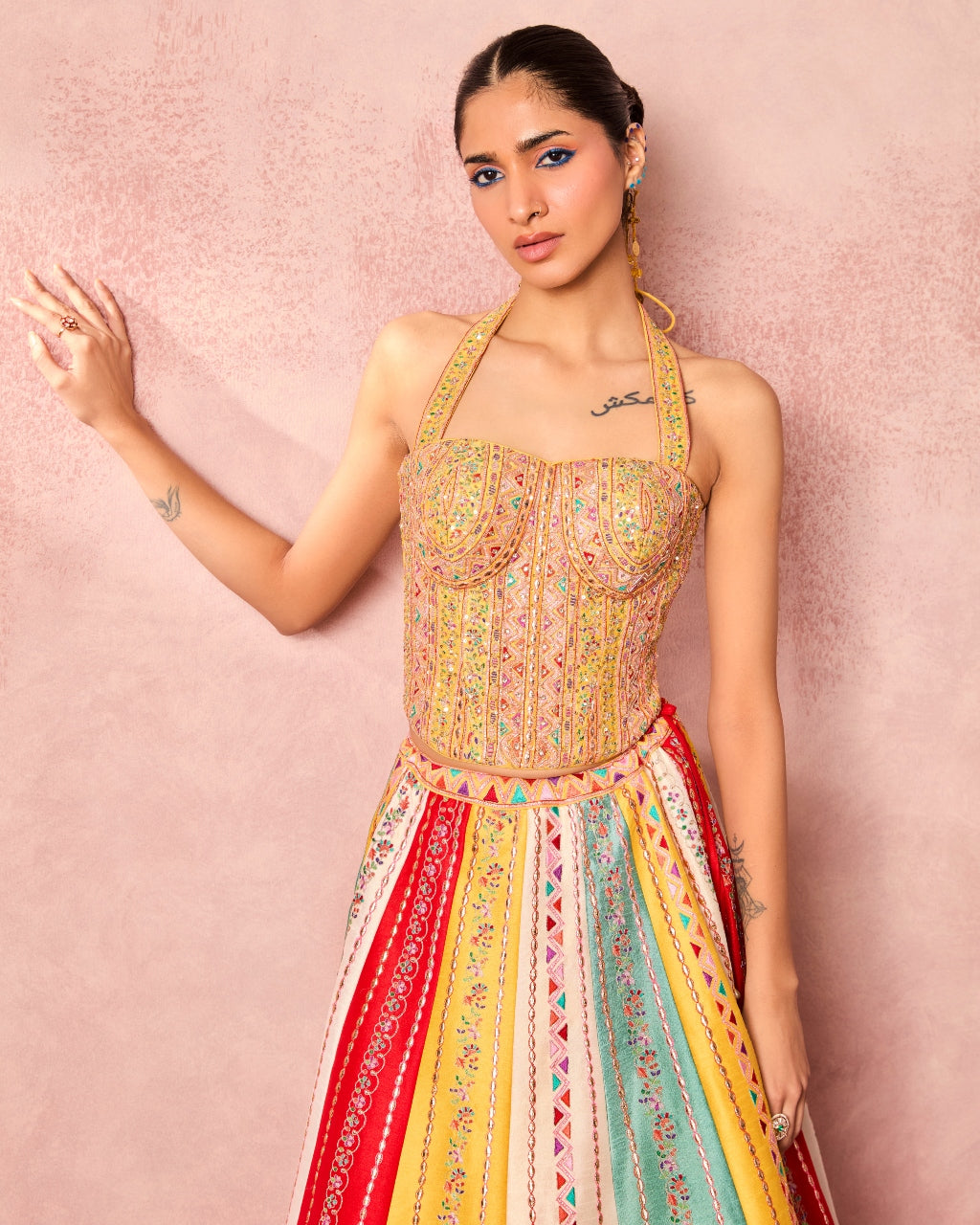 Inayat Kali Lehenga Set