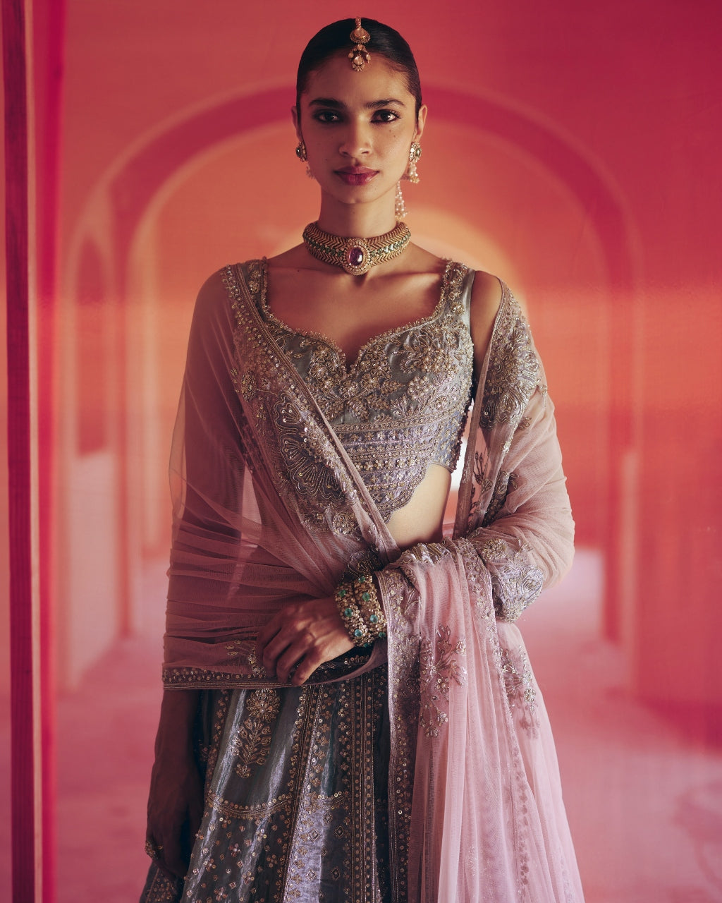 Wafa Lehenga Set