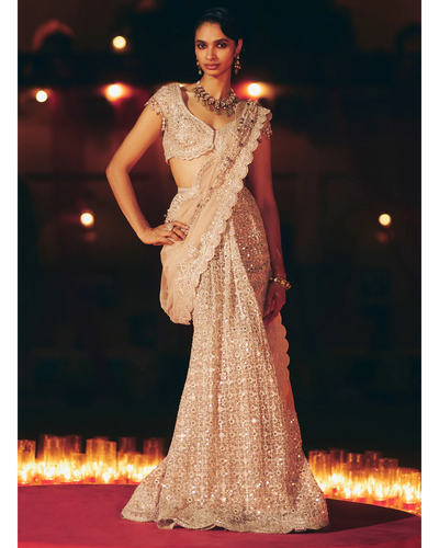 Shafaq Sari Set
