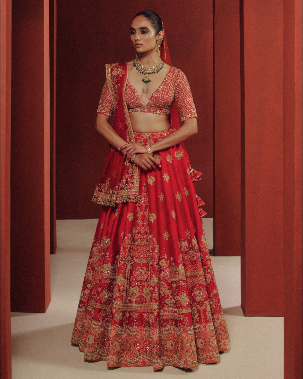Aloura Bridal Lehenga Set