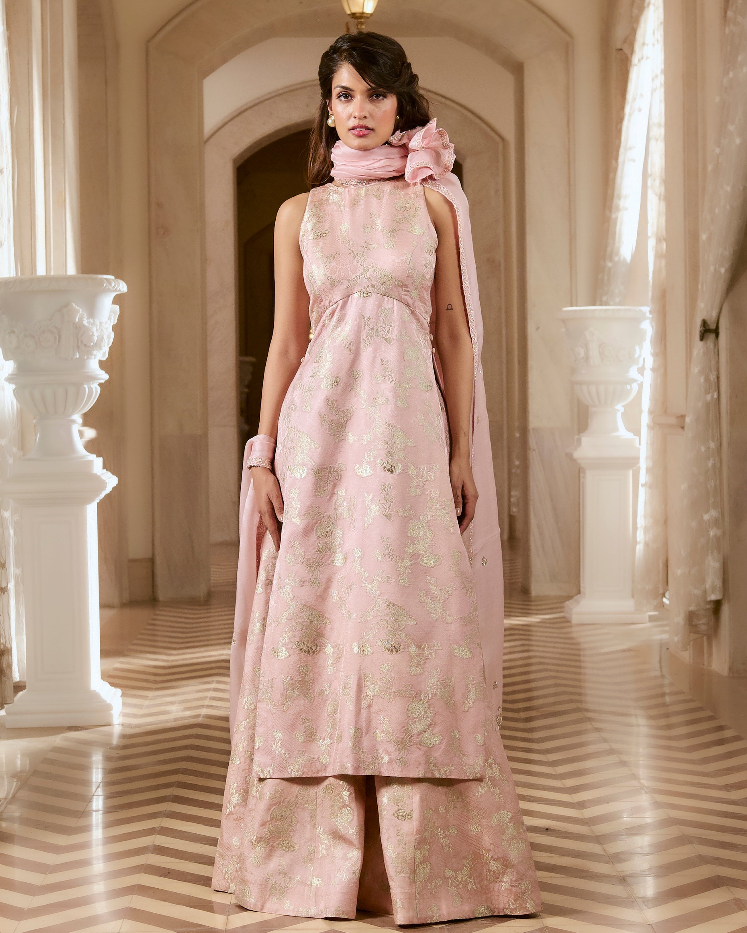 Chiara Kurta Set – Pink