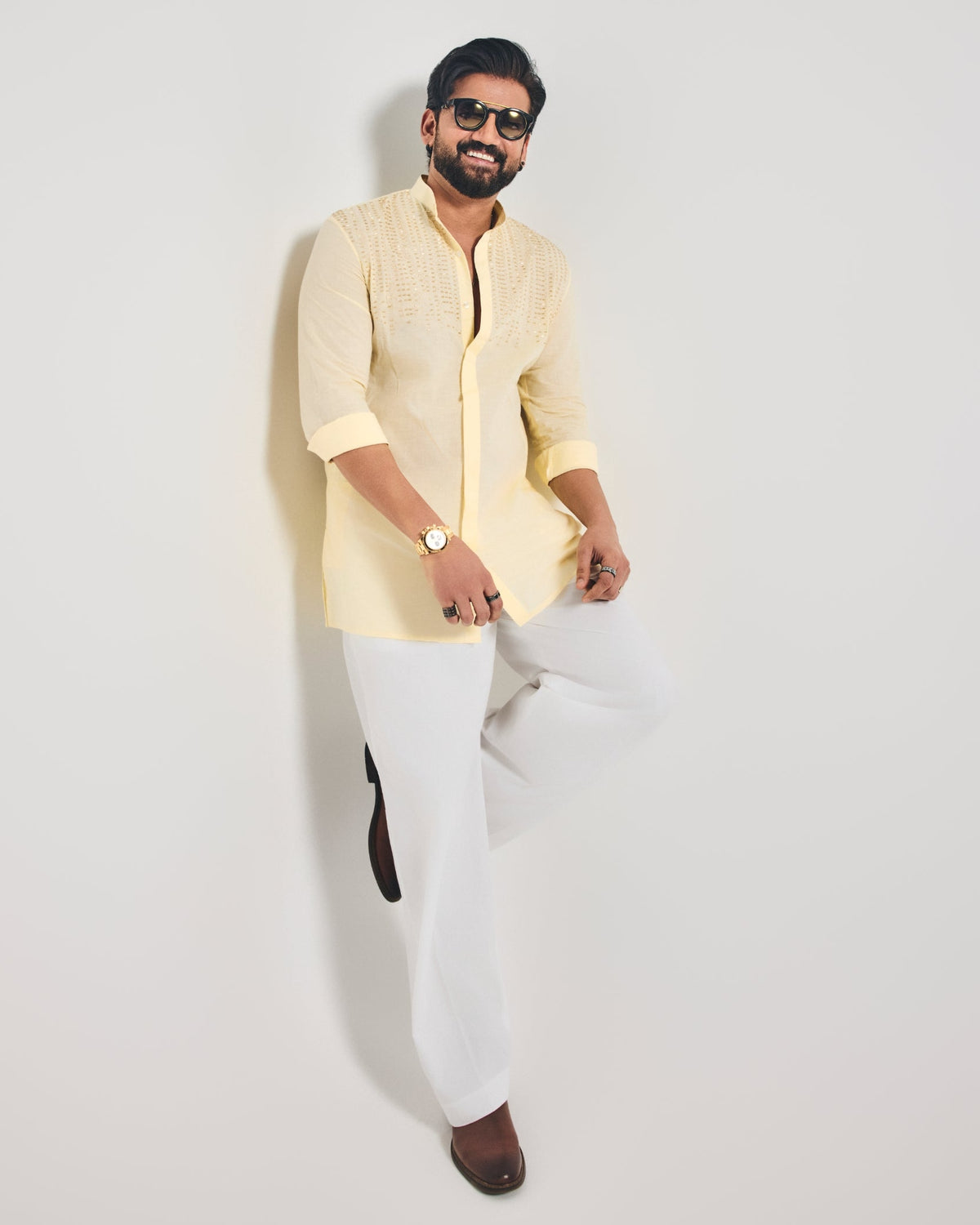 Crew Short Kurta Set