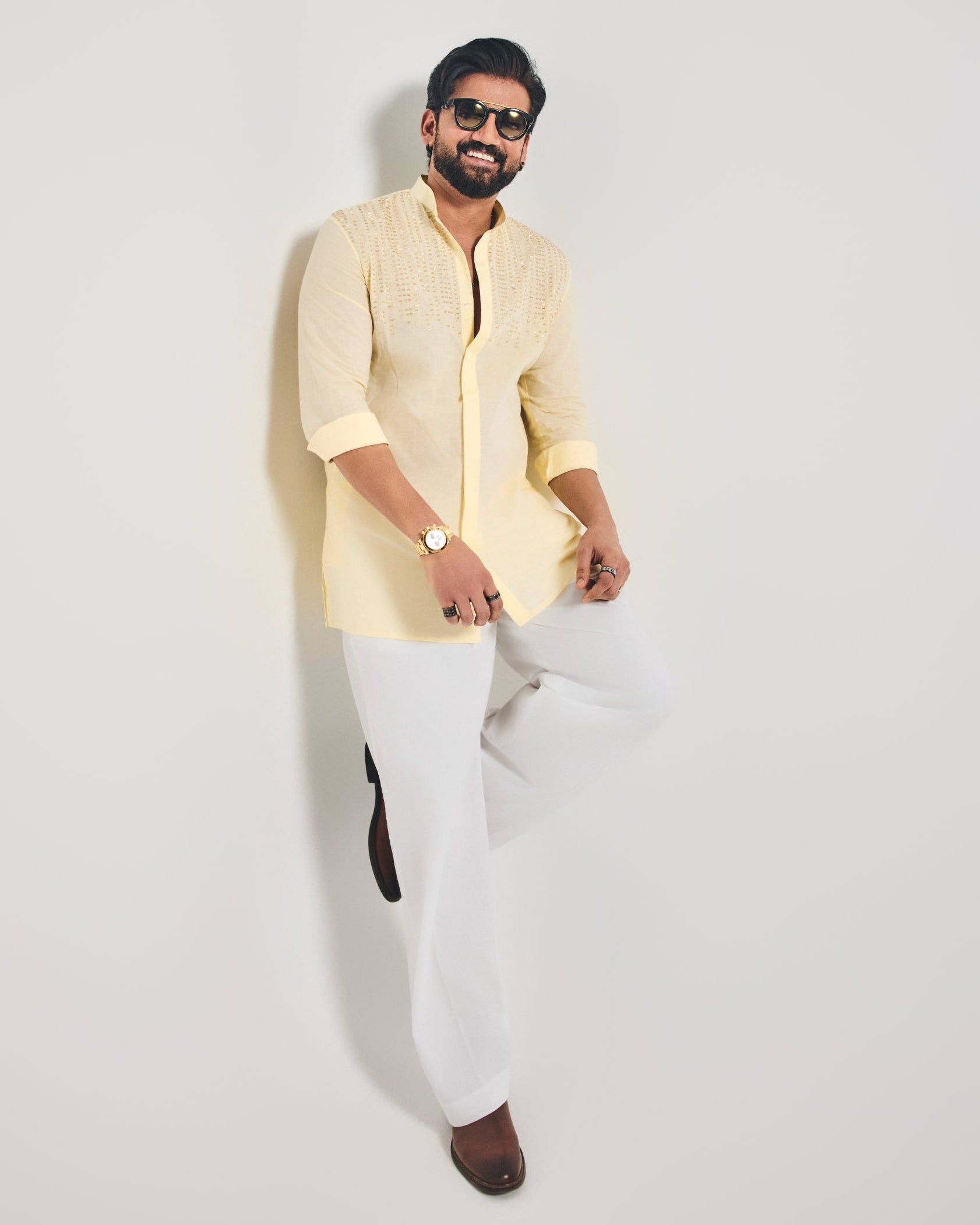 Crew Short Kurta Set