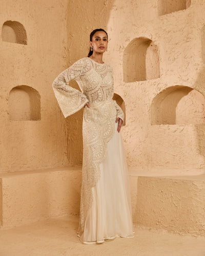 Noorah Asymmetric Kurta Set
