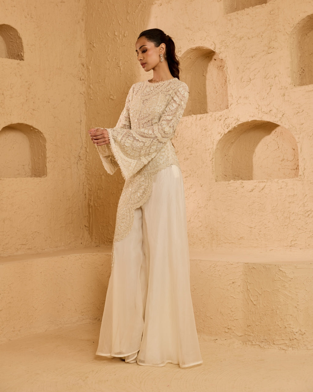 Noorah Asymmetric Kurta Set