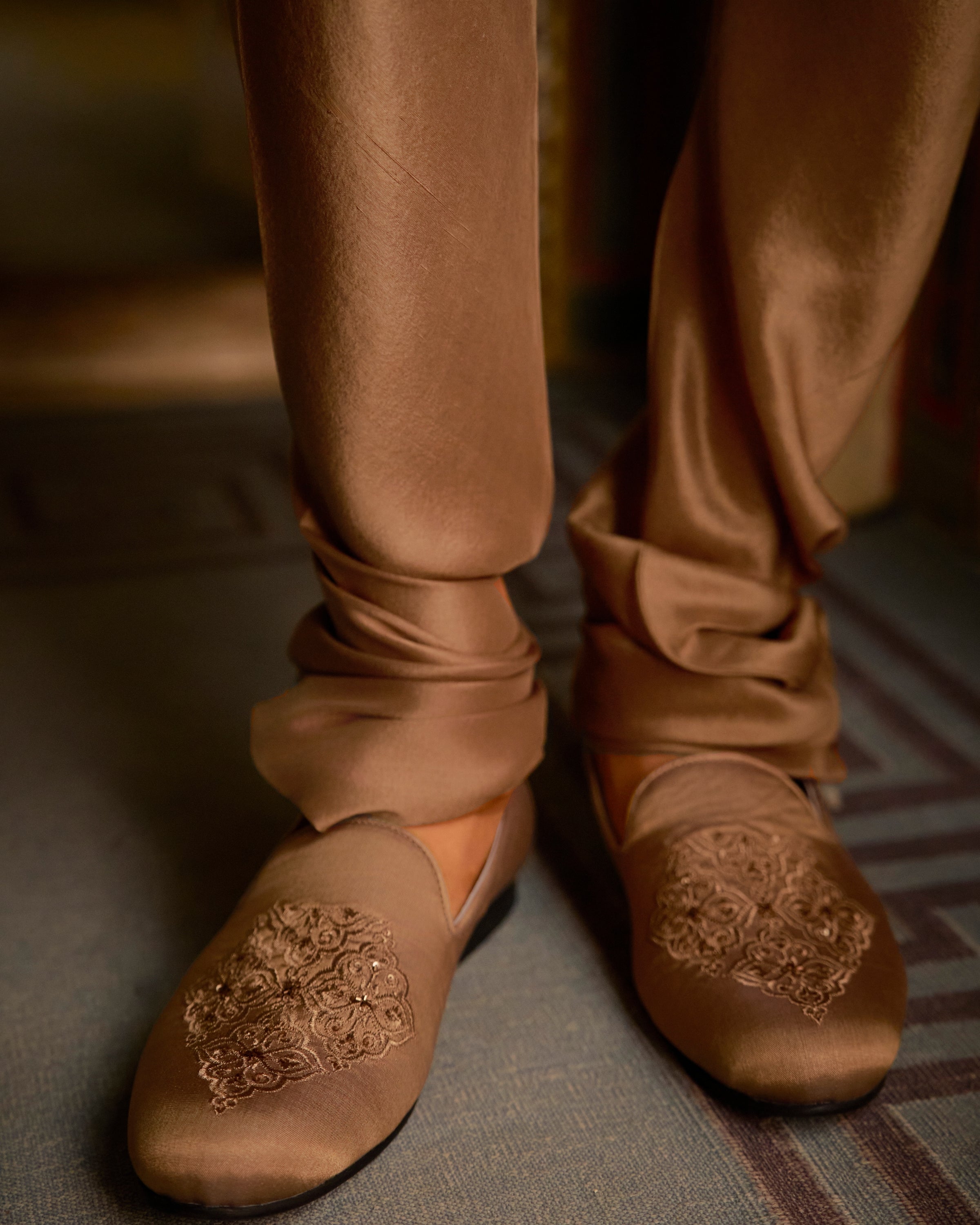 Vows Gold Sherwani Set