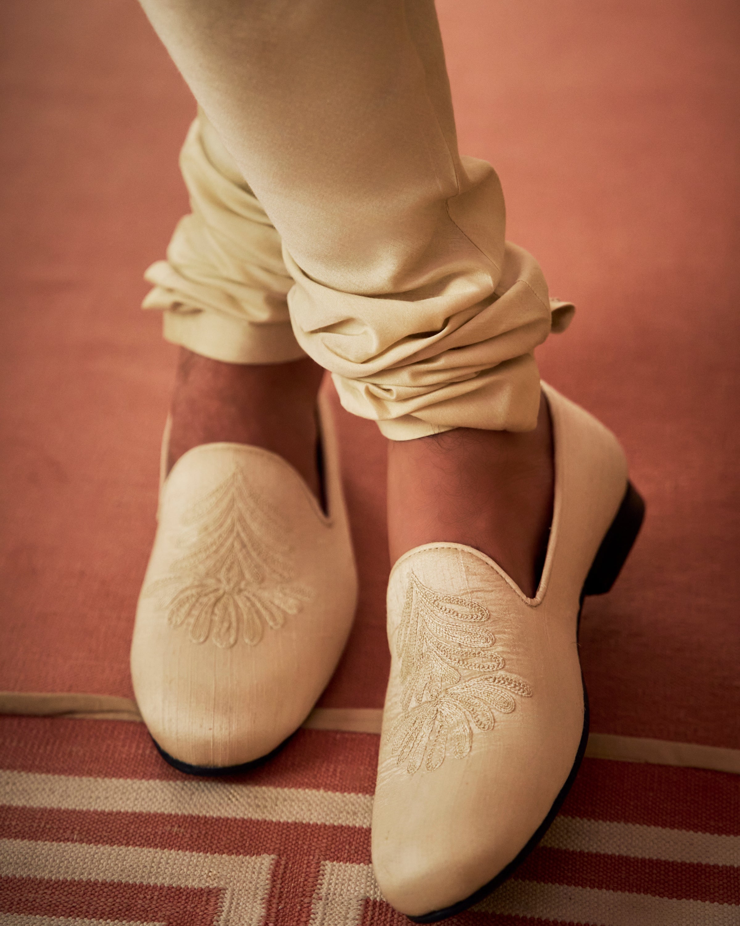 Vows Champagne Gold Sherwani Set