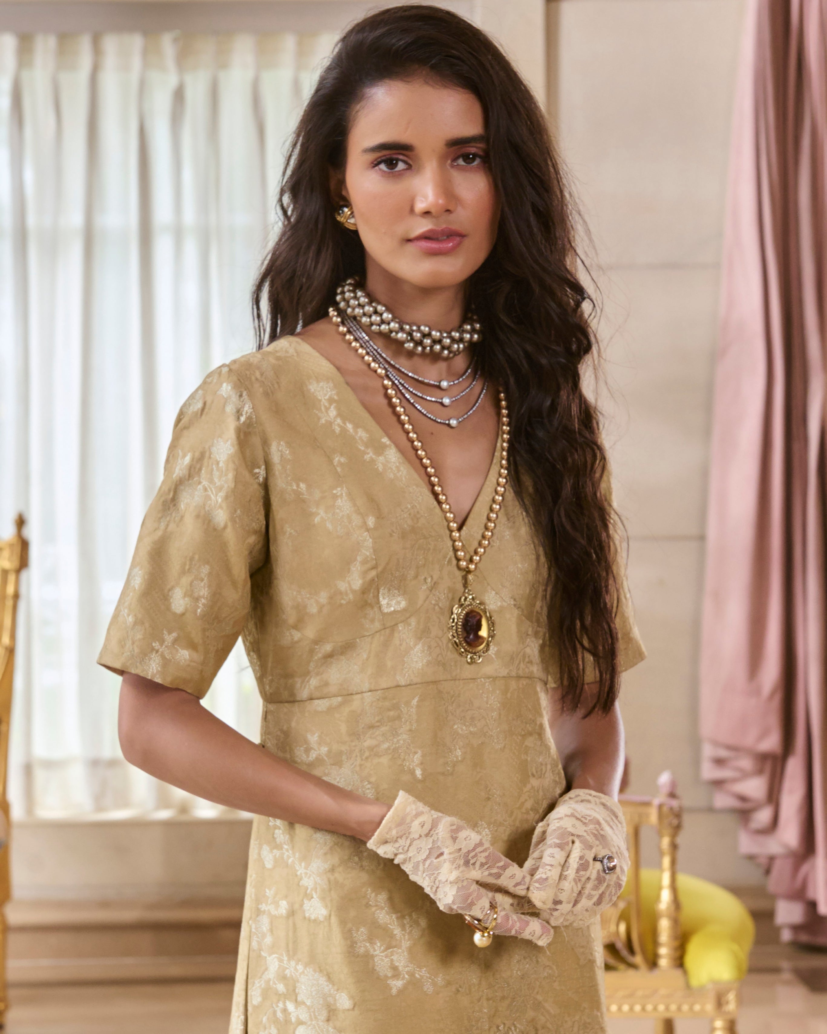 Chiara Kurta Set – Chicory