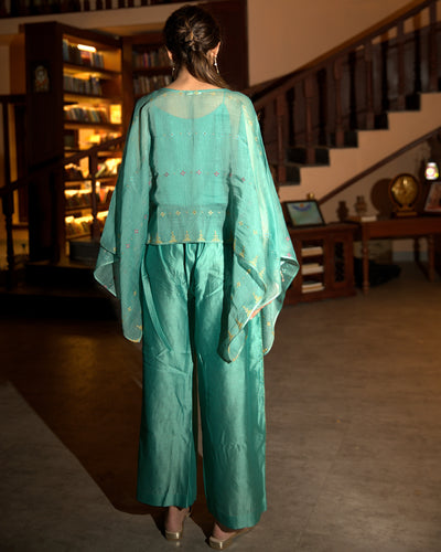 Powder Blue Cape Set