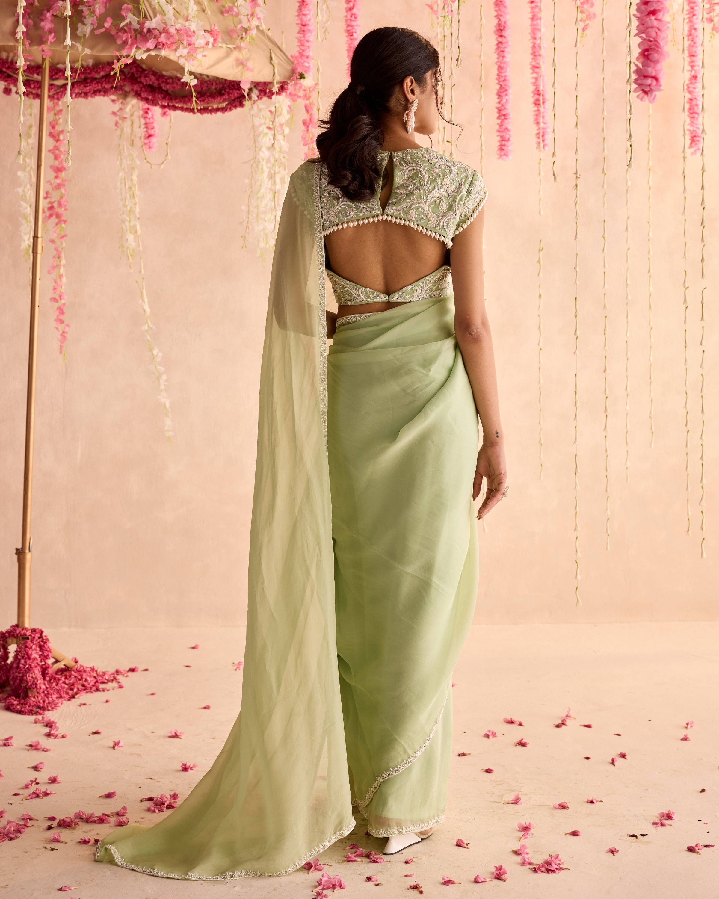 Daisy Pre-Draped Concept Sari Set