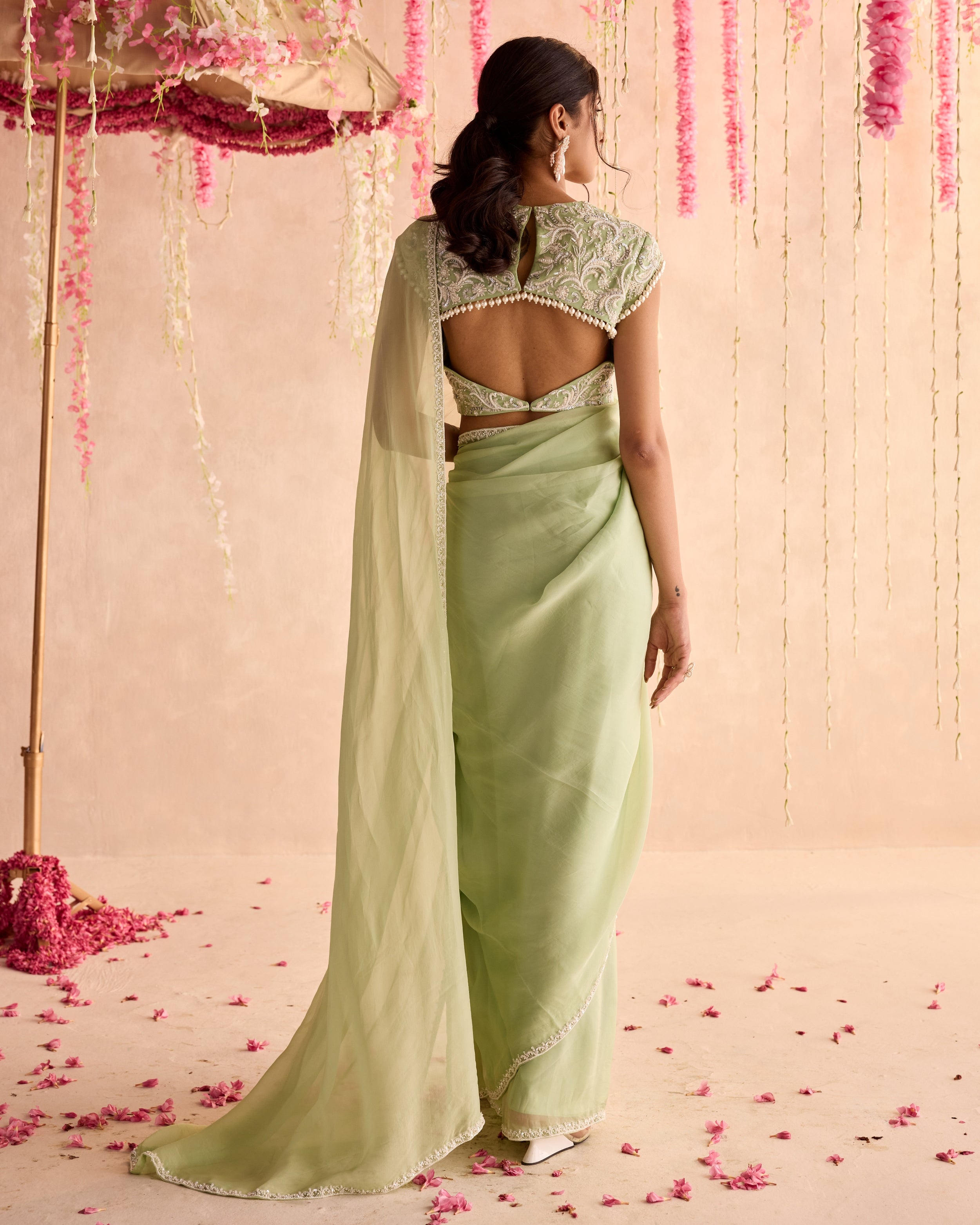 Daisy Pre-Draped Concept Sari Set