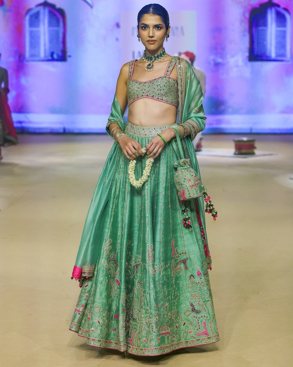 The Sage Johari Lehenga Set