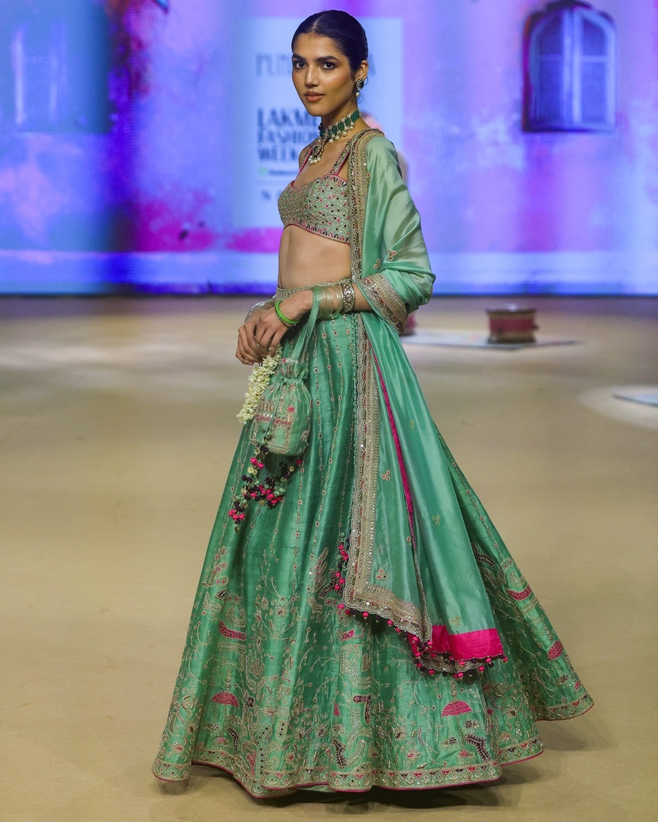 The Sage Johari Lehenga Set