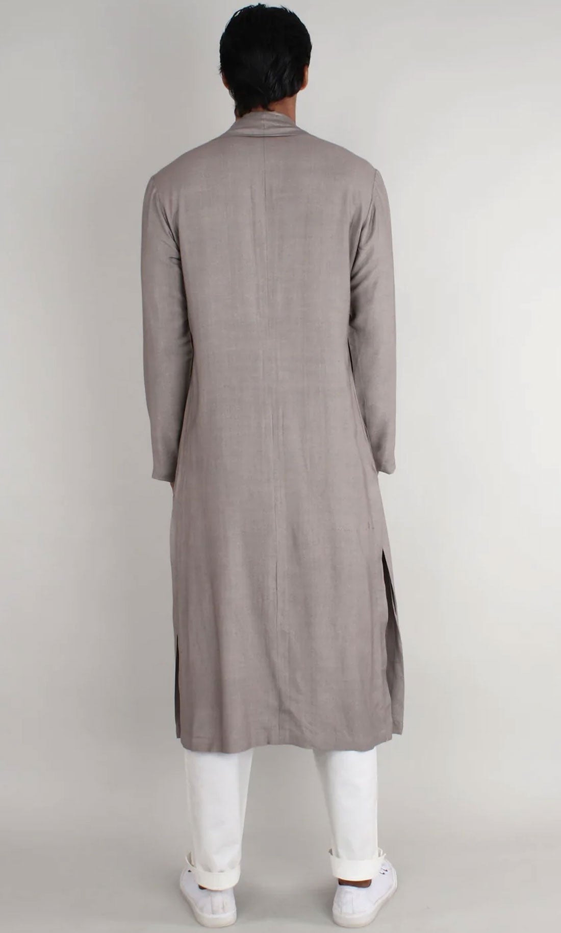 Double Drape Kurta Set