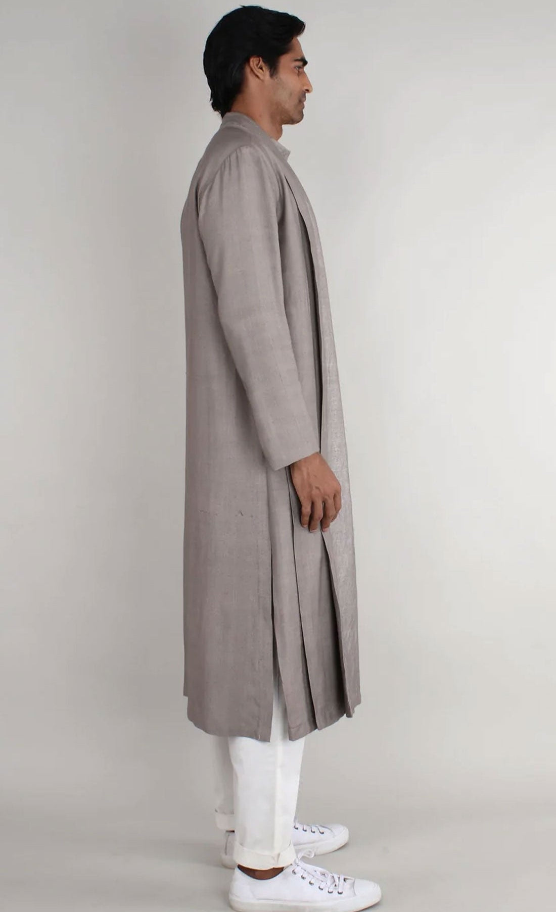 Double Drape Kurta Set