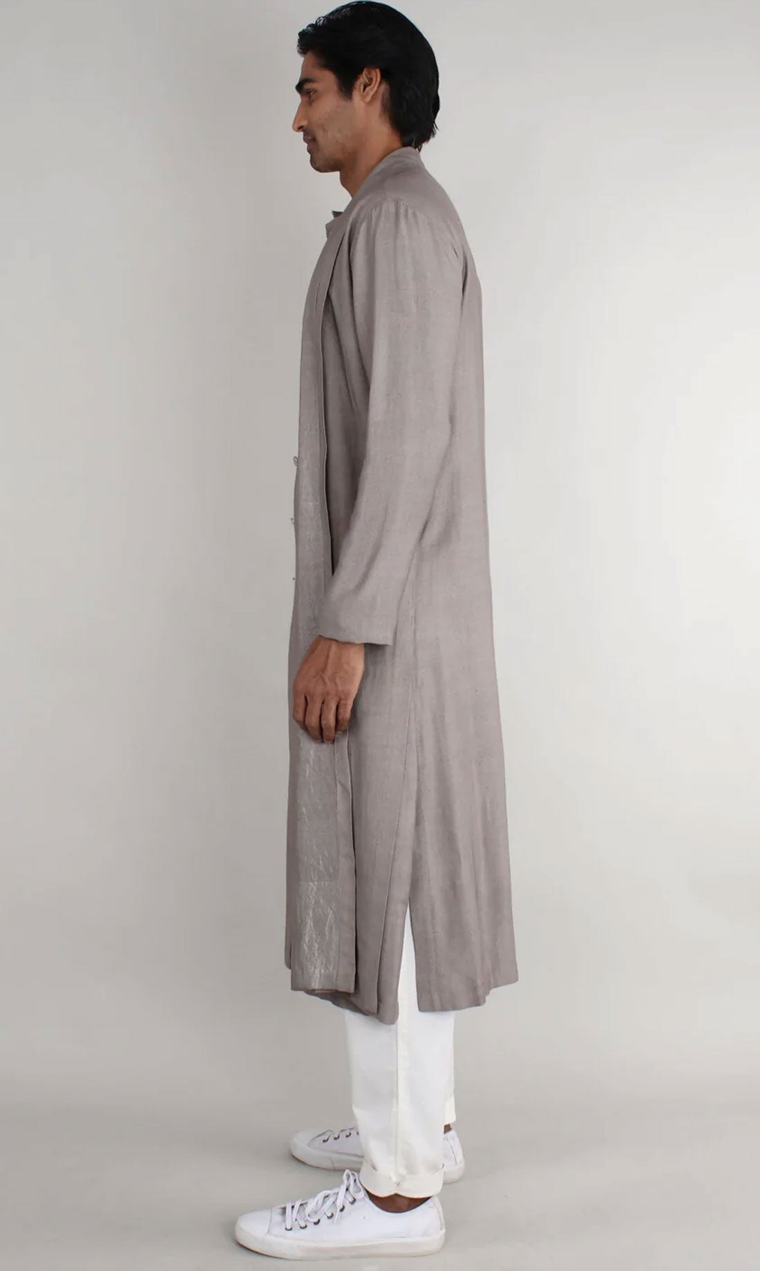 Double Drape Kurta Set