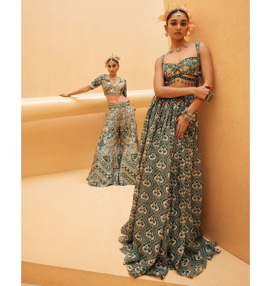 Opal Breeze Lehenga Set