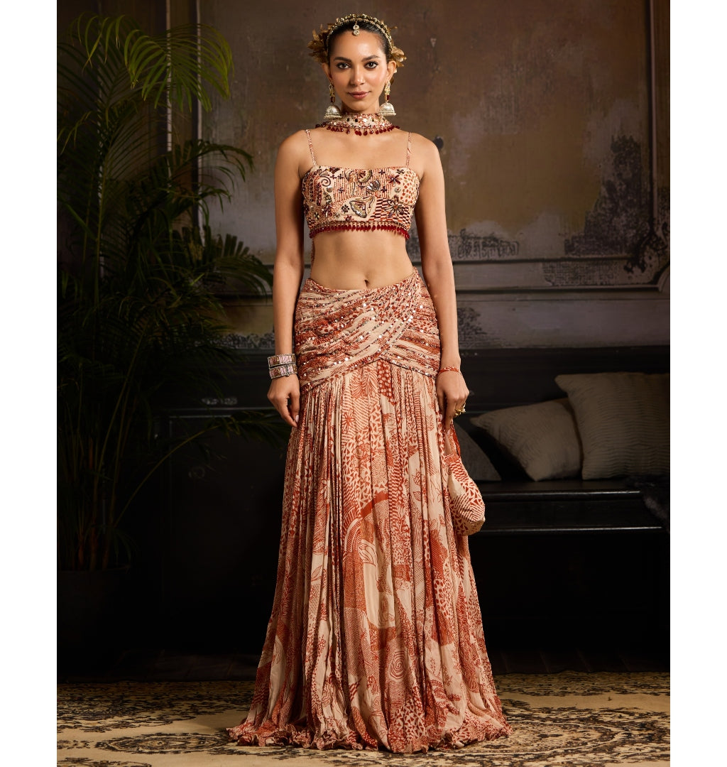 Desert Bloom Lehenga Set