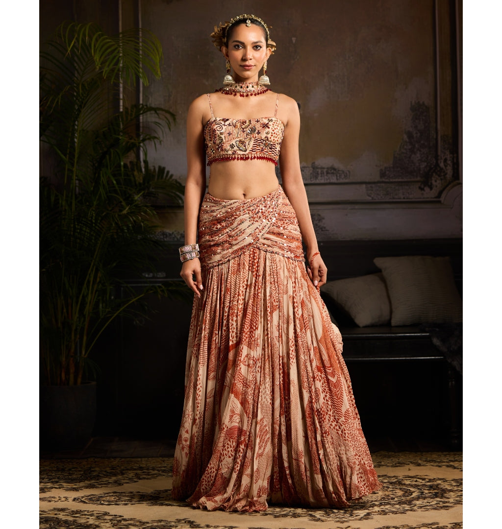 Desert Bloom Lehenga Set