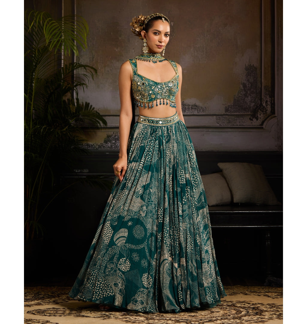 Mystic Lagoon Lehenga Set