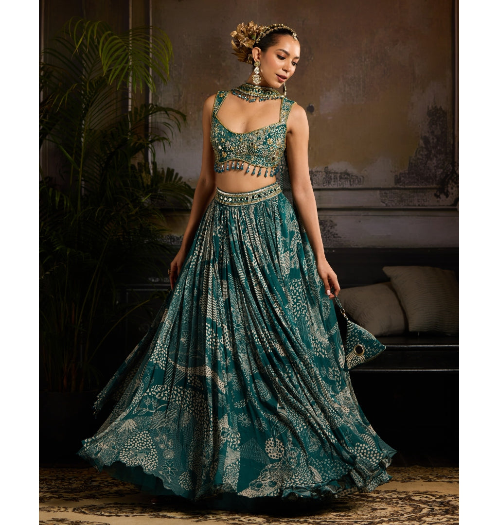 Mystic Lagoon Lehenga Set