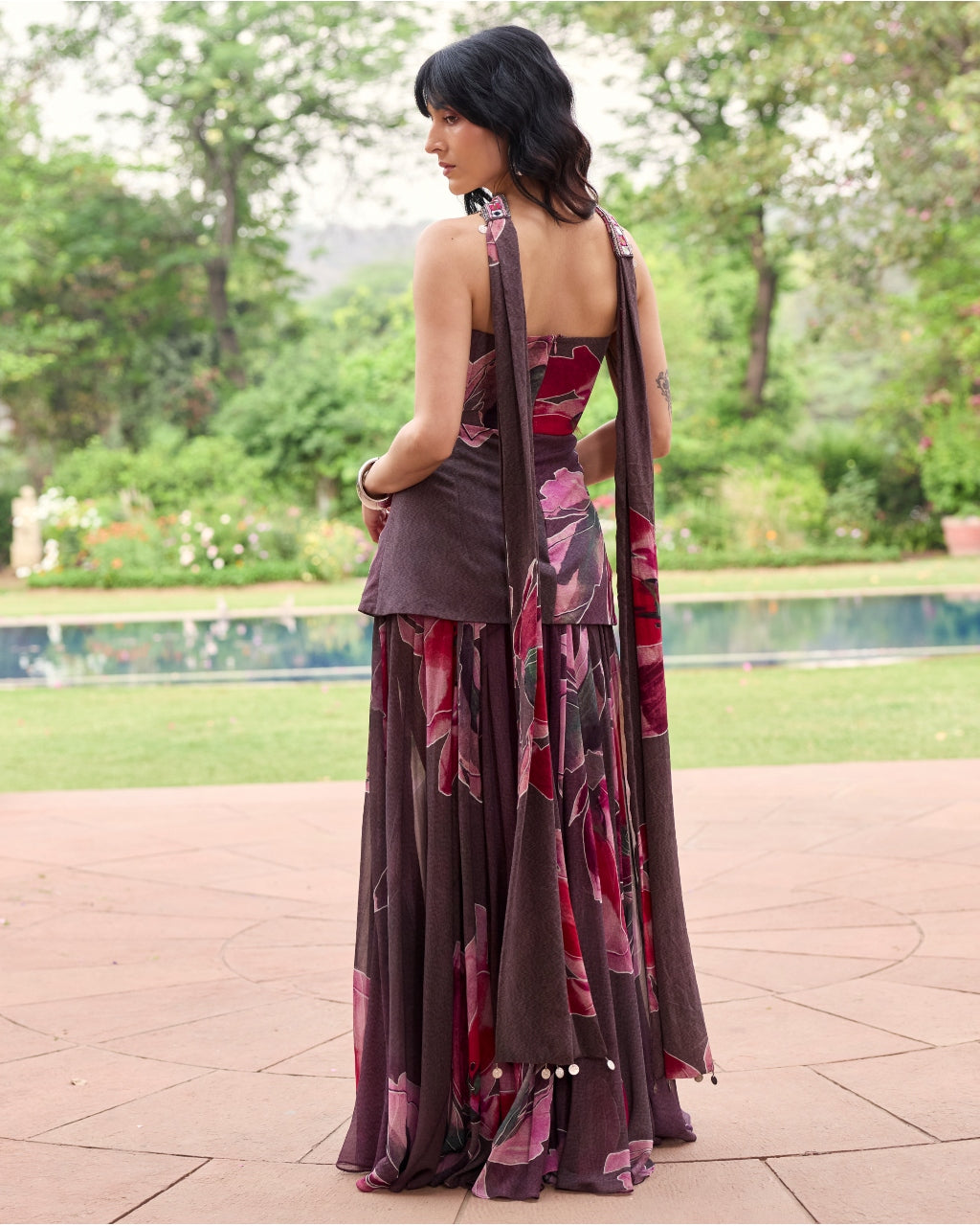 Plumicious Floral Corset Dress