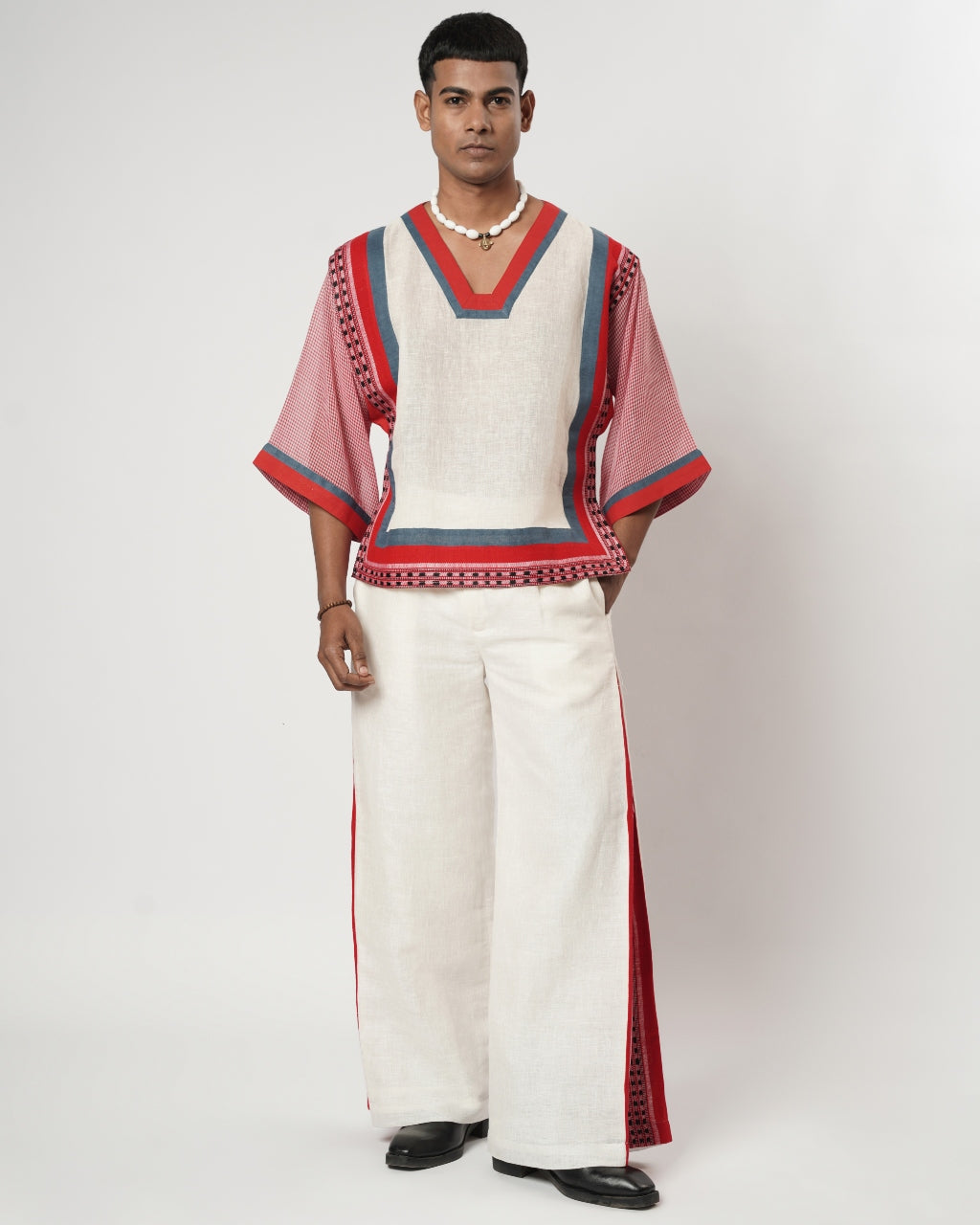 Naga-Gamcha Scarf Co-Ord Set