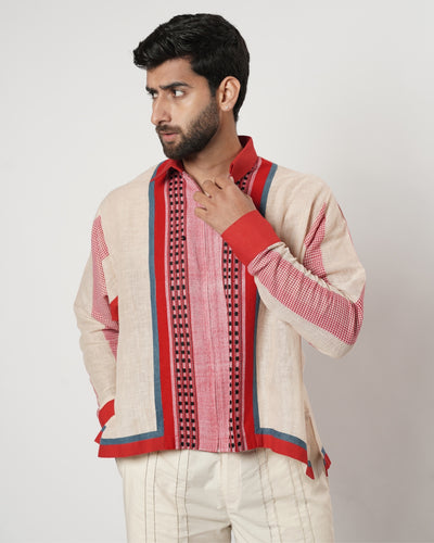 Naga Patch Gusset Shirt Set