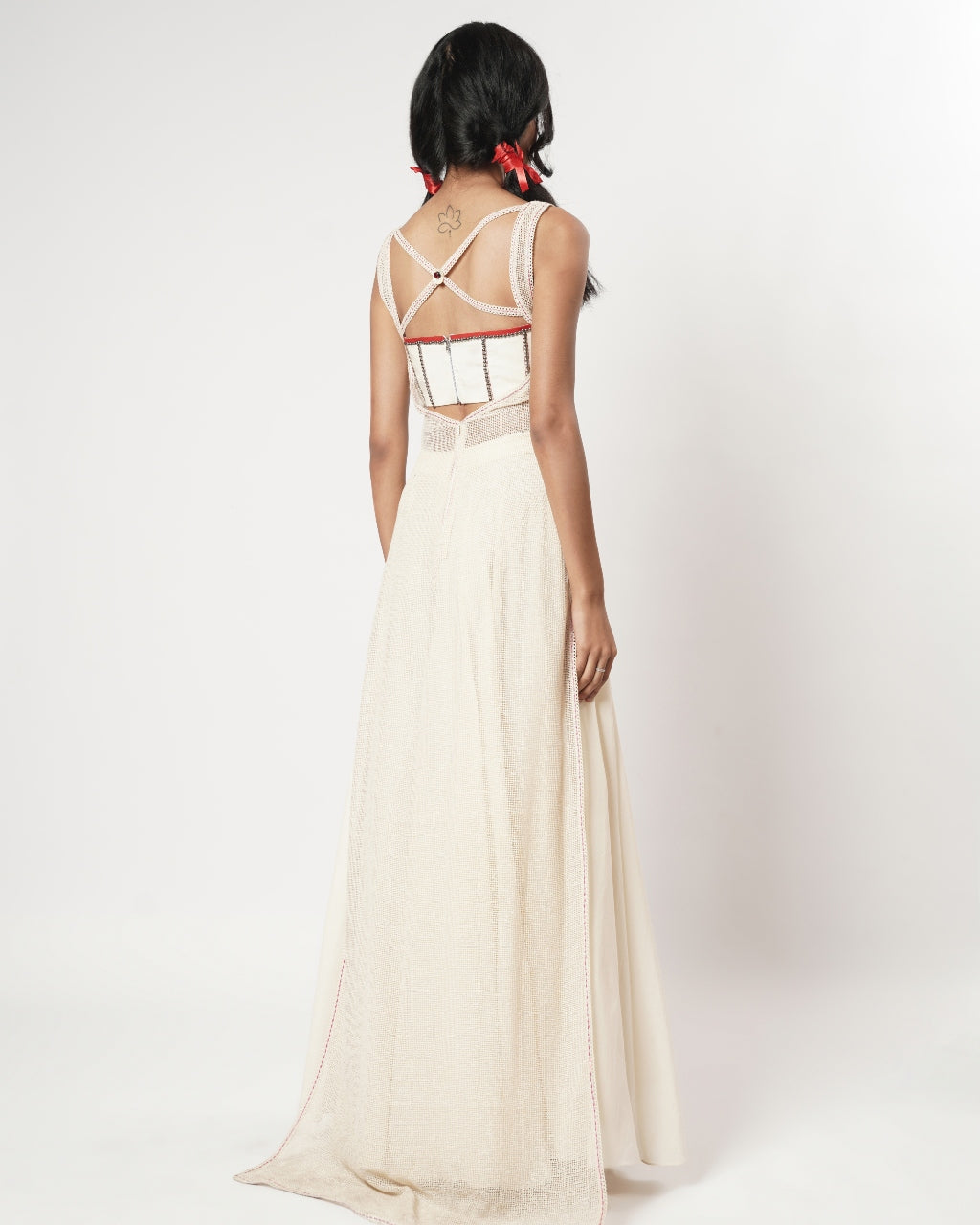 Mesh Sharara Set