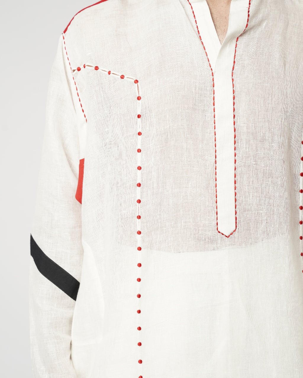 Ruby Bindi Panelled Oversized Gusset Kurta Set