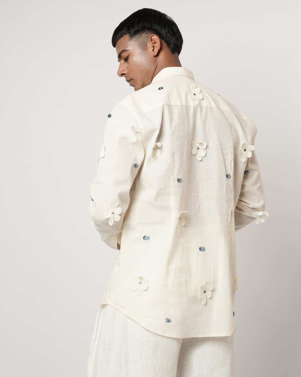 Ombre Floret Shirt Set