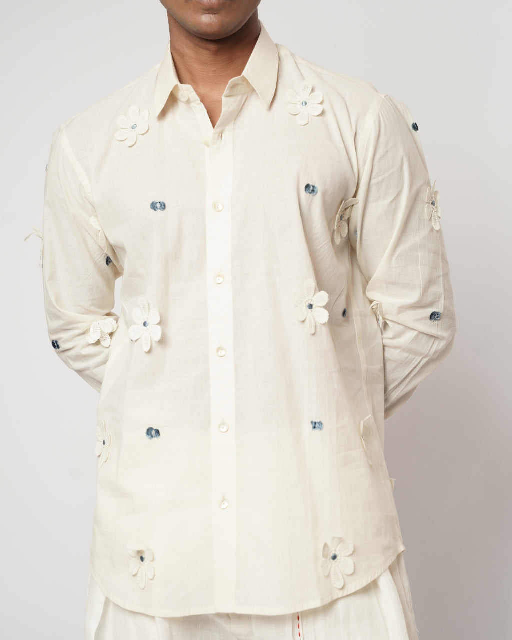 Ombre Floret Shirt Set