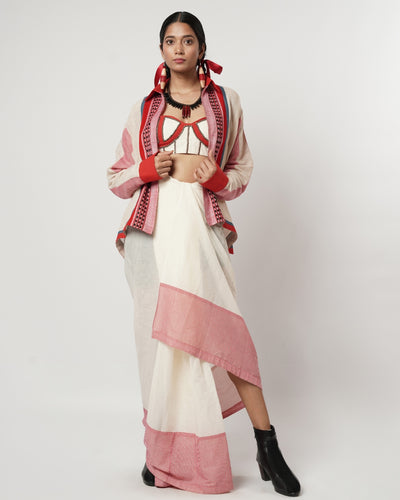 Drape Lungi Layered Ensemble